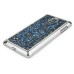 Jelly Color Bling Rhinestone Inlaid Electroplated Hard Case for Samsung Galaxy Note 4 - Black