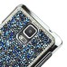 Jelly Color Bling Rhinestone Inlaid Electroplated Hard Case for Samsung Galaxy Note 4 - Black