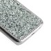 Jelly Color Bling Rhinestone Inlaid Electroplated Hard Case for Samsung Galaxy S6 Edge - Silver