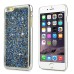 Jelly Color Bling Rhinestone Inlaid Electroplated Hard Case for iPhone 6 4.7 inch - Black