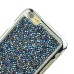 Jelly Color Bling Rhinestone Inlaid Electroplated Hard Case for iPhone 6 4.7 inch - Black