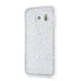 Jelly Color Bling Rhinestone Inlaid Hard Case for Samsung Galaxy S6 Edge - White