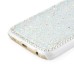 Jelly Color Bling Rhinestone Inlaid Hard Case for Samsung Galaxy S6 G920 - White