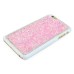 Jelly Color Bling Rhinestone Inlaid Hard Case for iPhone 6 4.7 inch - Pink