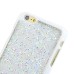 Jelly Color Bling Rhinestone Inlaid Hard Case for iPhone 6 4.7 inch - White