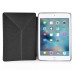 KY Design Flip Stand Leather Smart Cover Case For iPad Mini 4 - Black