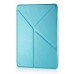 KY Design Flip Stand Leather Smart Cover Case For iPad Mini 4 - Blue