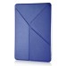 KY Design Flip Stand Leather Smart Cover Case For iPad Mini 4 - Dark Blue