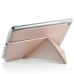 KY Design Flip Stand Leather Smart Cover Case For iPad Mini 4 - Gold