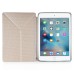 KY Design Flip Stand Leather Smart Cover Case For iPad Mini 4 - Gold