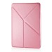 KY Design Flip Stand Leather Smart Cover Case For iPad Mini 4 - Pink