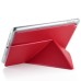 KY Design Flip Stand Leather Smart Cover Case For iPad Mini 4 - Red