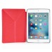 KY Design Flip Stand Leather Smart Cover Case For iPad Mini 4 - Red