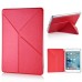 KY Design Flip Stand Leather Smart Cover Case For iPad Mini 4 - Red