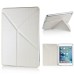 KY Design Flip Stand Leather Smart Cover Case For iPad Mini 4 - White