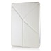 KY Design Flip Stand Leather Smart Cover Case For iPad Mini 4 - White