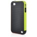 Korean Style Three-color Protective TPU Case Cover For iPhone 4 iPhone 4s - Black