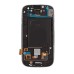 L710 LCD Assembly Glass Touch Digitizer + LCD Display Screen + Middle Frame + Home Button + Flex Cable Front Housing Replacement Part For Samsung Galaxy S3 - Blue