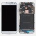 LCD Assembly Glass Digitizer Touchscreen + LCD Display Screen + Middle Frame + Home Button Housing Replacement Part For Samsung Galaxy S4 I337 M919 I317M (GSM) - White