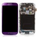 LCD Assembly Glass Digitizer Touchscreen + LCD Display Screen + Middle Frame Housing Replacement Part For Samsung Galaxy S4 L720 R970 I545 - Purple