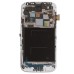 LCD Assembly Glass Digitizer Touchscreen + LCD Display Screen + Middle Frame Housing Replacement Part For Samsung Galaxy S4 L720 R970 I545 - Sapphire Blue