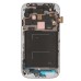 LCD Assembly Glass Digitizer Touchscreen + LCD Display Screen + Middle Frame Housing Replacement Part For Samsung Galaxy S4 i9505 - Sapphire Blue