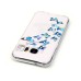 LED Flash Incoming Call Transparent Diamond Blue Colorful Butterflies TPU Blink Back Case Cover for Samsung Galaxy S7 Edge