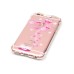 LED Flash Incoming Call Transparent Diamond Flower Heart TPU Blink Back Case Cover for iPhone 6 / 6s