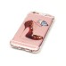 LED Flash Incoming Call Transparent Diamond High Heel TPU Blink Back Case Cover for iPhone 6 / 6s