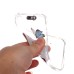 LED Flash Incoming Call Transparent Diamond High Heel TPU Blink Back Case Cover for iPhone SE / 5 / 5s