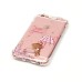 LED Flash Incoming Call Transparent Diamond Holding Umbrella Bear TPU Blink Back Case Cover for iPhone 6 / 6s