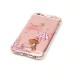 LED Flash Incoming Call Transparent Diamond Holding Umbrella Bear TPU Blink Back Case Cover for iPhone 6 / 6s Plus