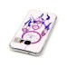 LED Flash Incoming Call Transparent Diamond Purple Dreamcatcher TPU Blink Back Case Cover for Samsung Galaxy S7 Edge