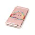 LED Flash Incoming Call Transparent Diamond Rainbow-colored Heart TPU Blink Back Case Cover for iPhone 6 / 6s
