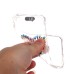 LED Flash Incoming Call Transparent Diamond Rainbow-colored Heart TPU Blink Back Case Cover for iPhone SE / 5 / 5s