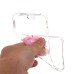 LED Flash Incoming Call Transparent Diamond Sexy Mouth TPU Blink Back Case Cover for iPhone 6 / 6s