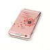 LED Flash Incoming Call Transparent Heart Dandelion TPU Blink Back Case Cover for iPhone 6 / 6s