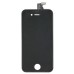 LG Brand iPhone 4 Digitizer Touch Panel Screen with LCD Display Screen + Flex Cable + Supporting Frame - Black