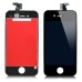 LG Brand iPhone 4S Digitizer Touch Panel Screen with LCD Display Screen + Flex Cable + Supporting Frame - Black