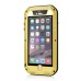 LOVE MEI Specialized Waterproof Shockproof Dustproof Aluminum Alloy Hard Case for iPhone 6 4.7 inch - Gold