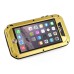 LOVE MEI Specialized Waterproof Shockproof Dustproof Aluminum Alloy Hard Case for iPhone 6 4.7 inch - Gold