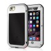 LOVE MEI Specialized Waterproof Shockproof Dustproof Aluminum Alloy Hard Case for iPhone 6 4.7 inch - Silver