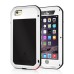 LOVE MEI Specialized Waterproof Shockproof Dustproof Aluminum Alloy Hard Case for iPhone 6 4.7 inch - White