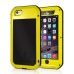 LOVE MEI Specialized Waterproof Shockproof Dustproof Aluminum Alloy Hard Case for iPhone 6 4.7 inch - Yellow