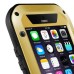 LOVE MEI Specialized Waterproof Shockproof Dustproof Aluminum Alloy Hard Case for iPhone 6 Plus - Gold