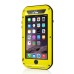 LOVE MEI Specialized Waterproof Shockproof Dustproof Aluminum Alloy Hard Case for iPhone 6 Plus - Yellow