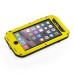 LOVE MEI Specialized Waterproof Shockproof Dustproof Aluminum Alloy Hard Case for iPhone 6 Plus - Yellow