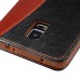 Lace Magnetic Flip Leather Case with Strap and Card Slots for Samsung Galaxy Note 4 - Black