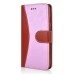 Lace Magnetic Flip Leather Case with Strap and Card Slots for Samsung Galaxy Note 4 - Pink