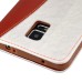 Lace Magnetic Flip Leather Case with Strap and Card Slots for Samsung Galaxy Note 4 - White